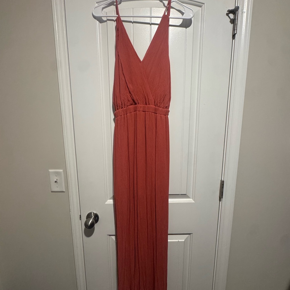 Lulu's Terracotta Sleeveless Dress